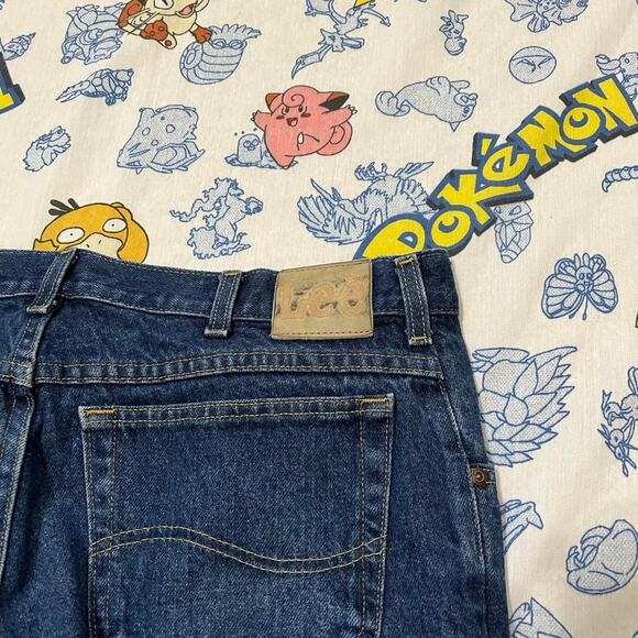 Vintage 90s Lee Straight Cut Jeans 36x32 - Picture 3 of 3